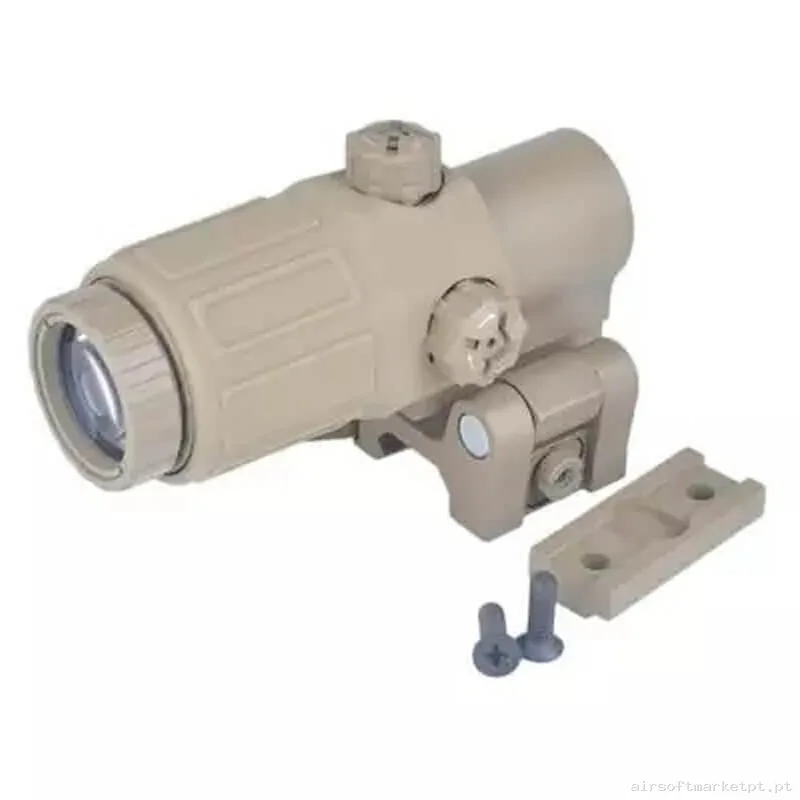 Mira telescópica Magnificador 3x Aim-O G33 tan — Miras & Ópticas — Airsoft Market PT