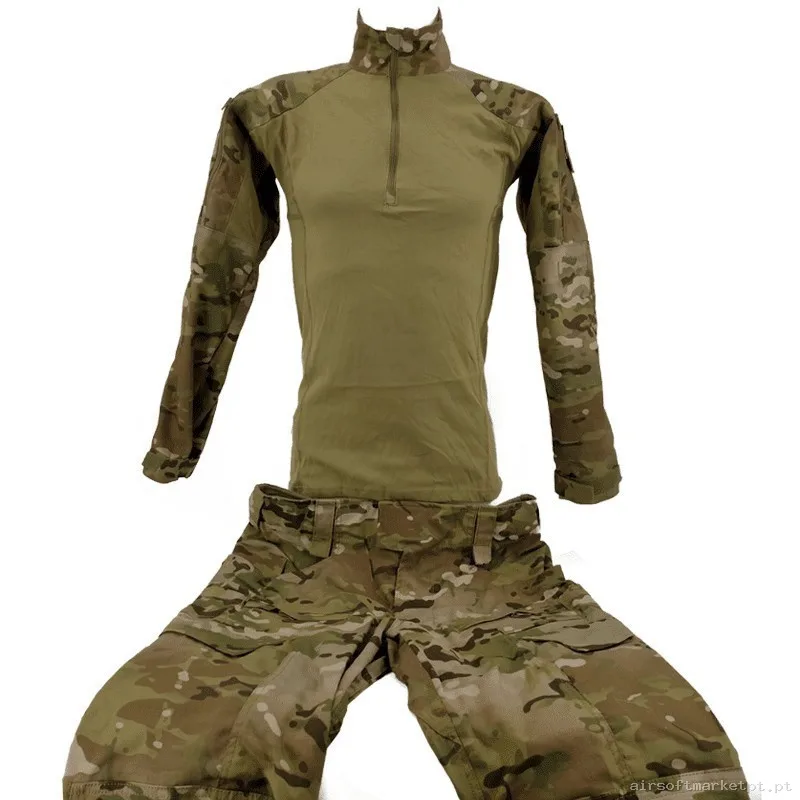 Uniforme Completo Con Rodilleras Conquer Ecr Multicam - XXL — Vestuário (Fardas) — Airsoft Market PT