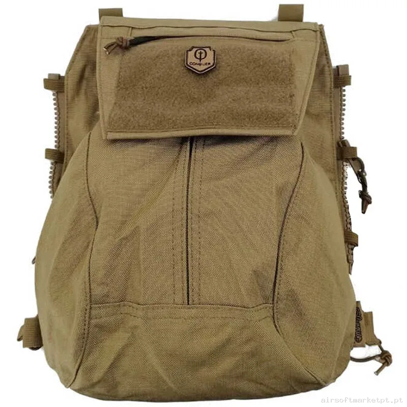 Painel Traseiro Conquer C3 Expert tan — Coletes & Rigs — Airsoft Market PT