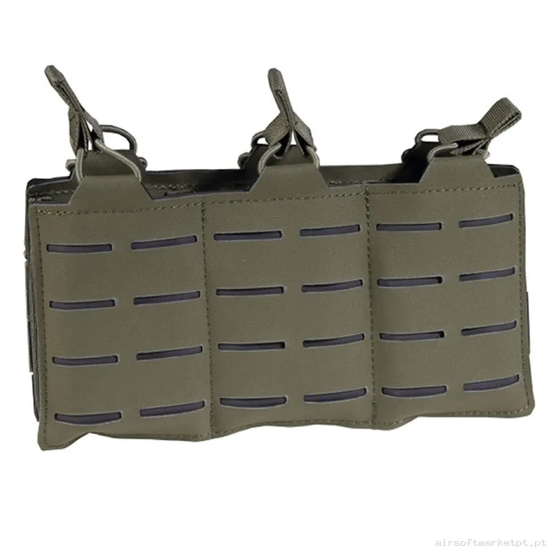 Pouch Corso Cargador M4 Triple Dagger Mk1 Láser Verde Od — Coletes & Rigs — Airsoft Market PT
