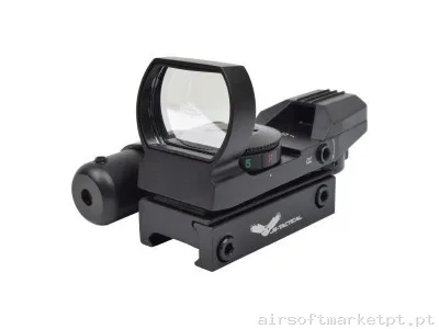 Mira laser de ponto vermelho JS Tactical — Lanternas & Lasers — Airsoft Market PT (foto 8)