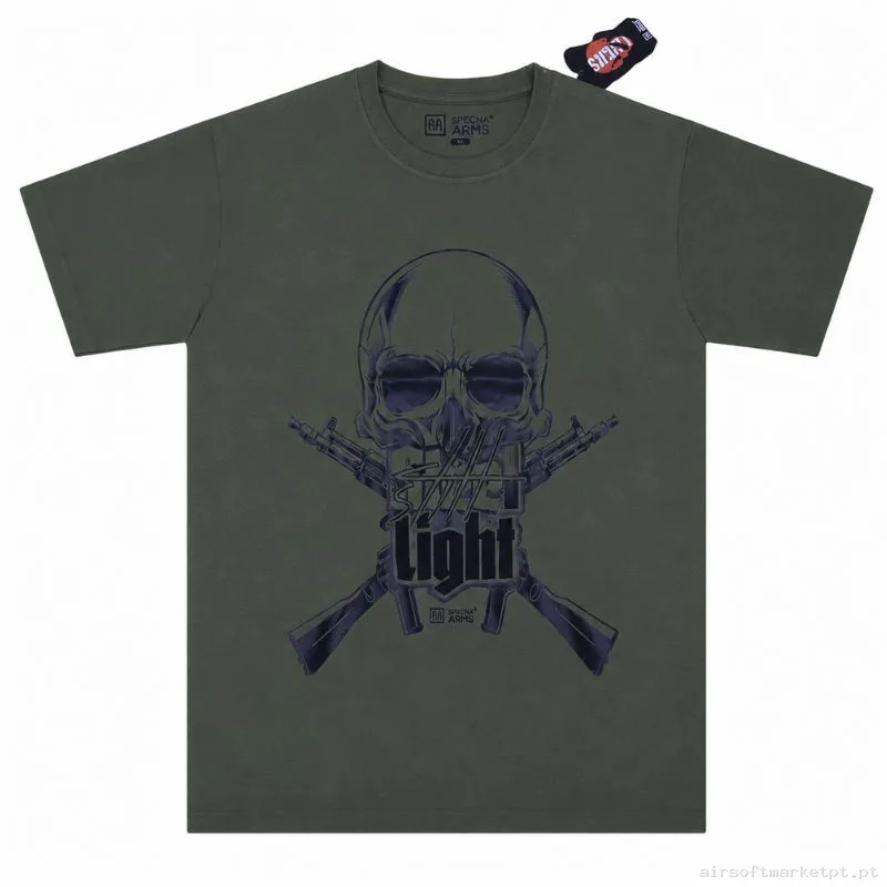 CAMISETA SPECNA ARMS STEEL LIGHT VERDE — Vestuário (Fardas) — Airsoft Market PT