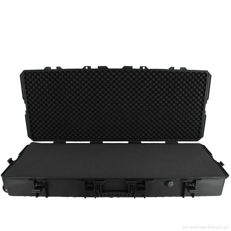 MALETA FUSIL CORSO ESPUMA PRE-CORTADA RIGIDA RUEDAS CORSAIR MK2 137CM NEGRA — Sacos & Mochilas — Airsoft Market PT (foto 2)