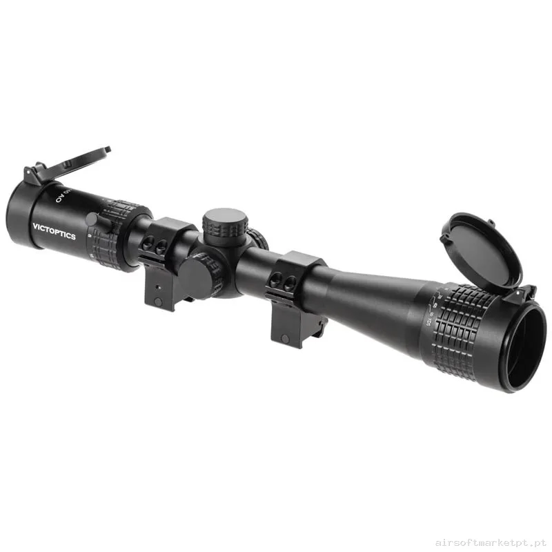 Mira telescópica 4-12X40 Victoptics Soi Ao Scope negra — Miras & Ópticas — Airsoft Market PT