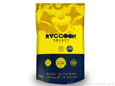 Muniçao 0,25 BIO Raccoon — Munição (BBs) — Airsoft Market PT