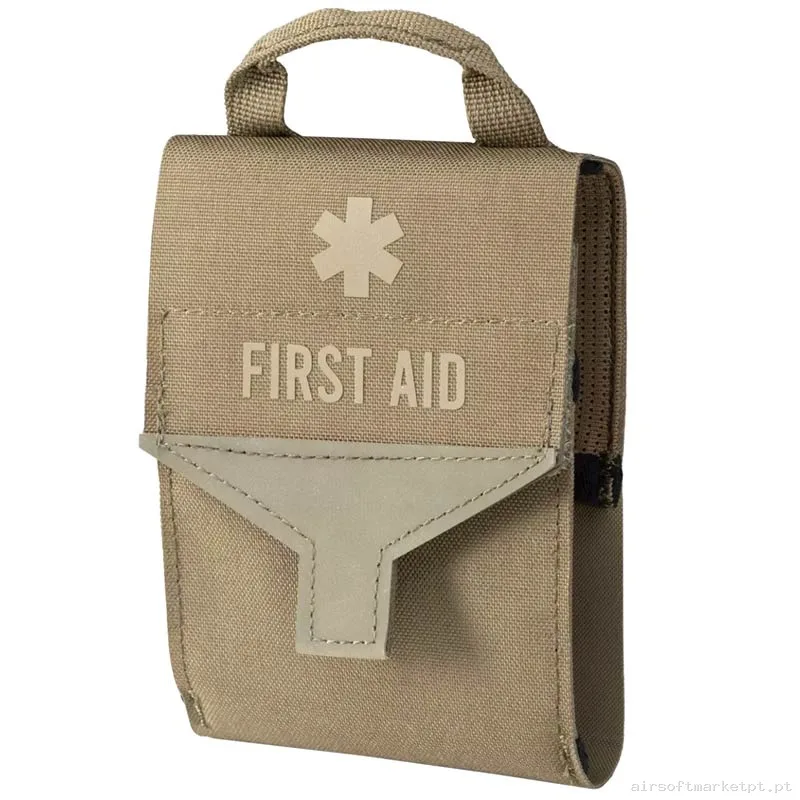 Pocket Médico Helikon-Tex Flat Med Pouch Verde Adaptável — Coletes & Rigs — Airsoft Market PT