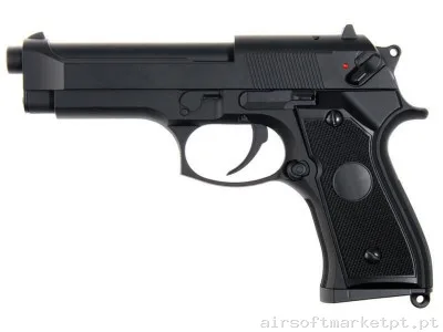 Beretta 92 Metal Slide Saigo — Pistolas — Airsoft Market PT