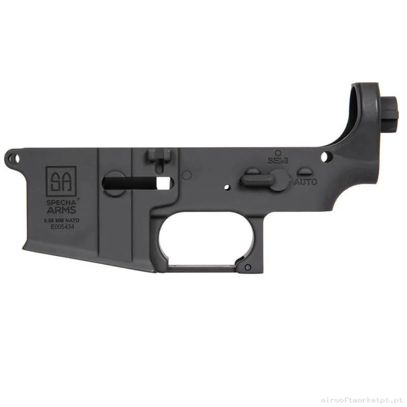 Receptor Inferior Externo M4 Specna Arms Edge AR15 Metal preto — Acessórios & Componentes — Airsoft Market PT