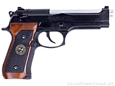 Beretta Stars M92 Biohazard WE Preto — Pistolas — Airsoft Market PT (foto 2)