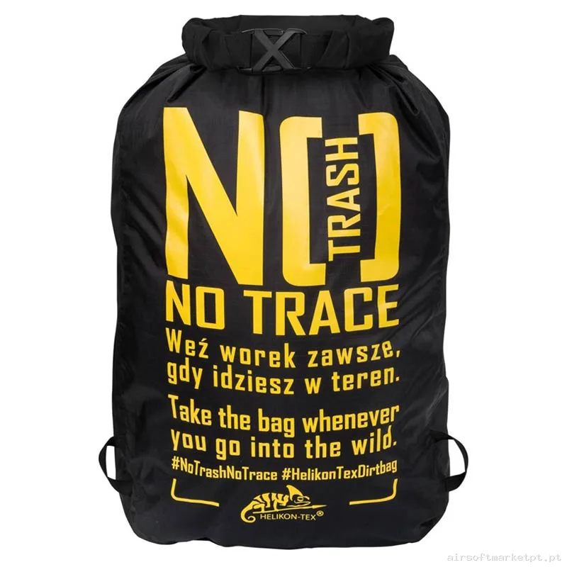 Bolsa Hermética Reutilizável Helikon-Tex Dirt Bag negra — Vestuário (Fardas) — Airsoft Market PT