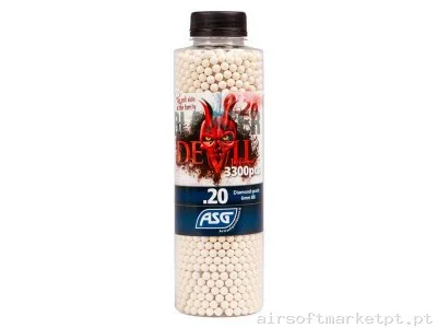 Bbs muniçao 0,20 PVC Devil Blaster ASG — Munição (BBs) — Airsoft Market PT
