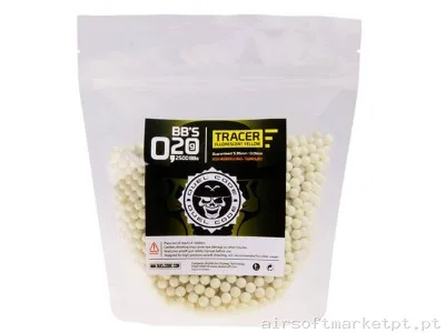 Bolas Traçantes 0,20 PVC Duel Code Amarelo — Munição (BBs) — Airsoft Market PT