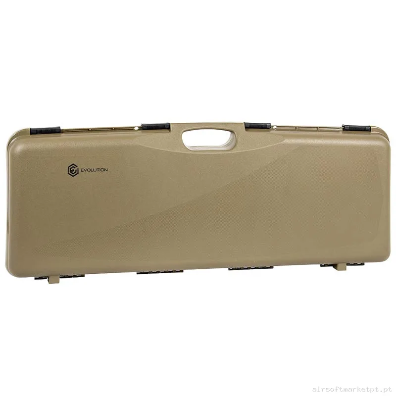 Maleta Rígida Porta Fusiles Evolution Rifle Hard Case Ea0501rct 82 Cm tan — Sacos & Mochilas — Airsoft Market PT