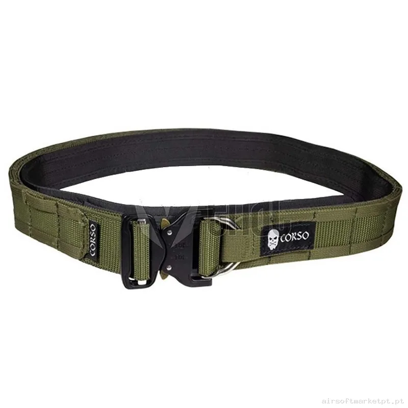 CEÑIDOR CORSO HOOK MOLLE MK2 VERDE - S/M — Gear Táctico — Airsoft Market PT