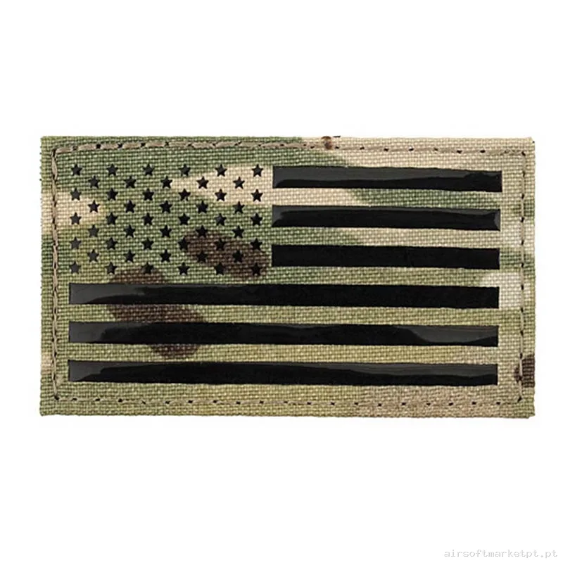Parche Tela Emerson Bandera EUA Estilo multicam — Patches & Decoração — Airsoft Market PT
