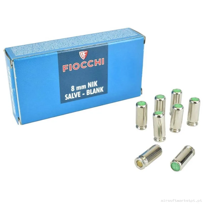 Munição Detonadora 8mm Fiocchi Blank Cartridges Fi8 50u — Munição (BBs) — Airsoft Market PT