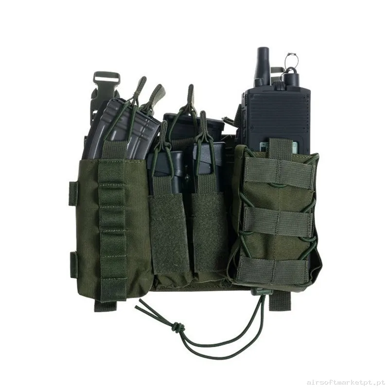 PANEL ASALTO FORCE MK1 DELTA TACTICS VERDE OD — Coletes & Rigs — Airsoft Market PT