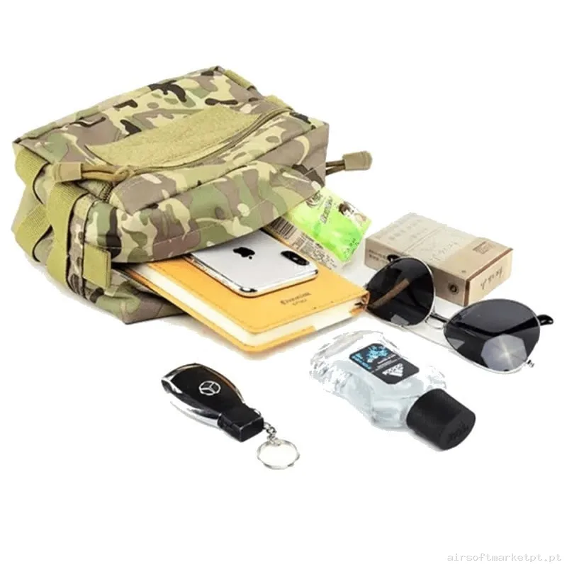POUCH PORTA ACCESORIOS MULTIUSOS NEGRO — Coletes & Rigs — Airsoft Market PT (foto 2)