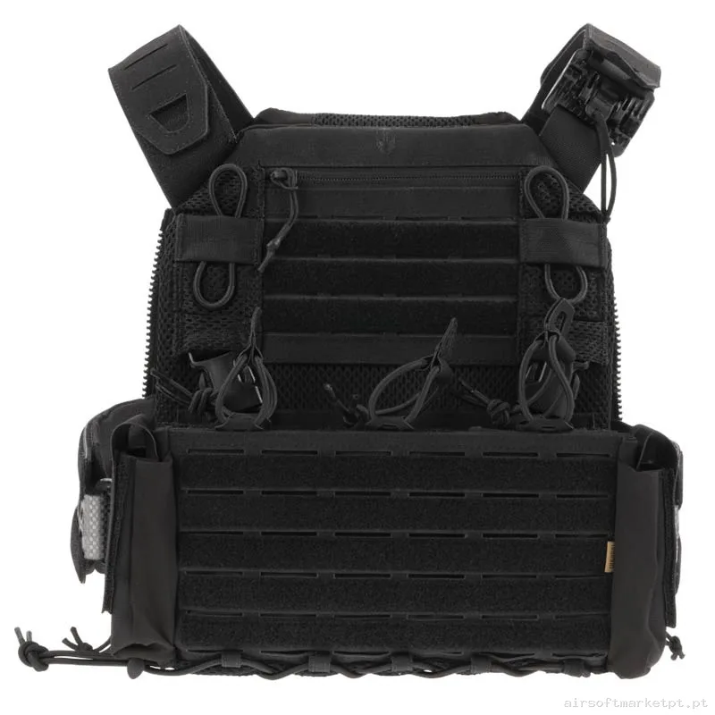 Pack Colete Porta Placas Ragnar Valhalla System Harald King Tier 1 preto — Coletes & Rigs — Airsoft Market PT