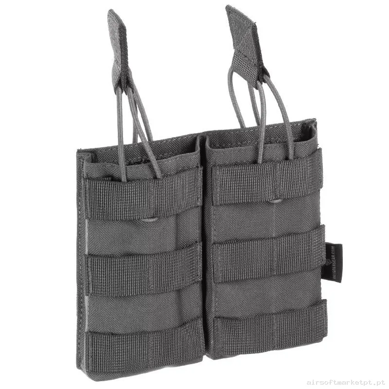 Pouch Magazine Pouch Duplo M4 Invader Gear Direct Action Open Top Wolf Grey — Coletes & Rigs — Airsoft Market PT