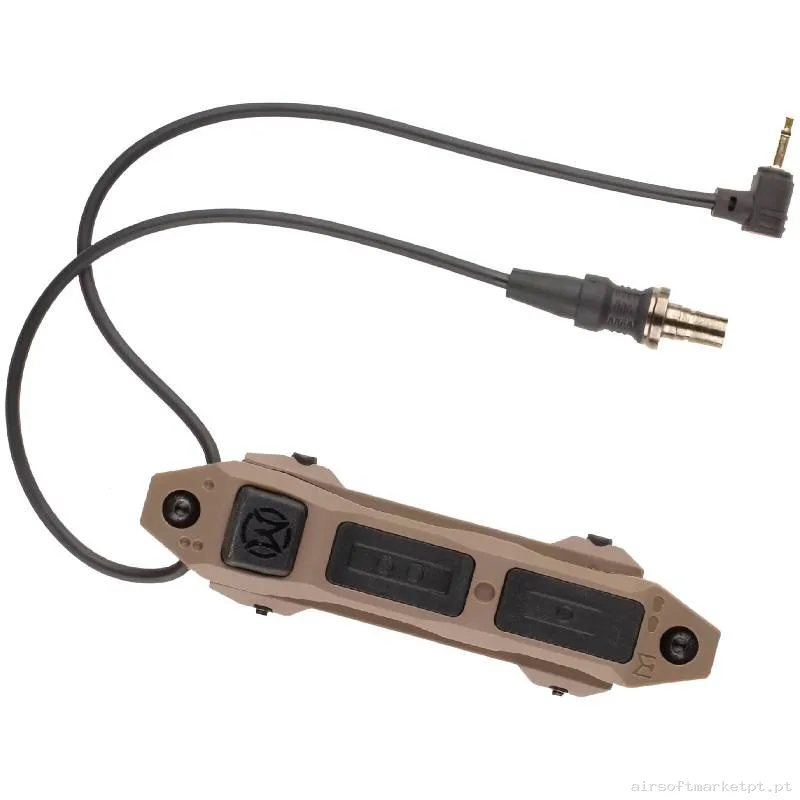 Pulsador Tático Wadsn Dual Function Tape Switch Sf Ml & 2.5mm Dark Earth — Acessórios & Componentes — Airsoft Market PT