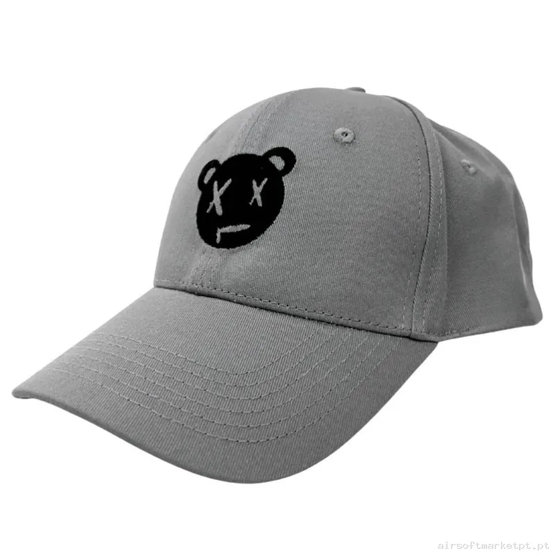 Gorra Beisbol Cubysoft Oso gris — Proteção Ocular & Facial — Airsoft Market PT