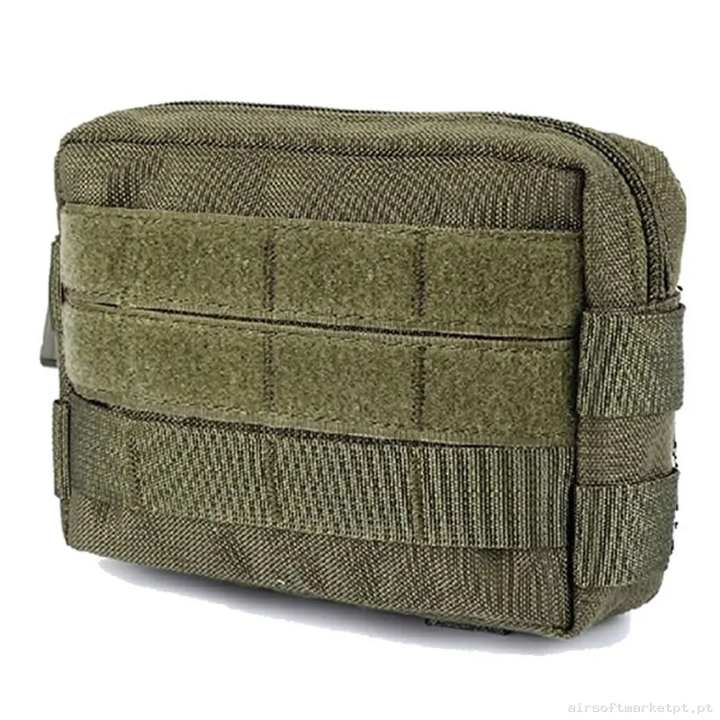 POUCH PORTA ACCESORIOS DELUXE VERDE OD — Coletes & Rigs — Airsoft Market PT