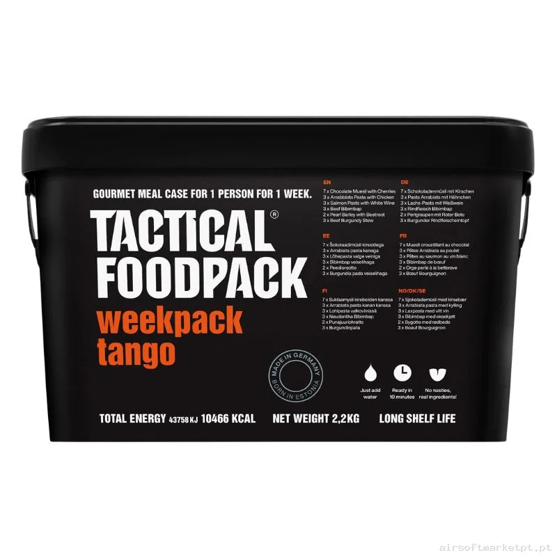 PACK COMIDA TACTICAL FOODPACK PACK SEMANAL TANGO — Outros — Airsoft Market PT