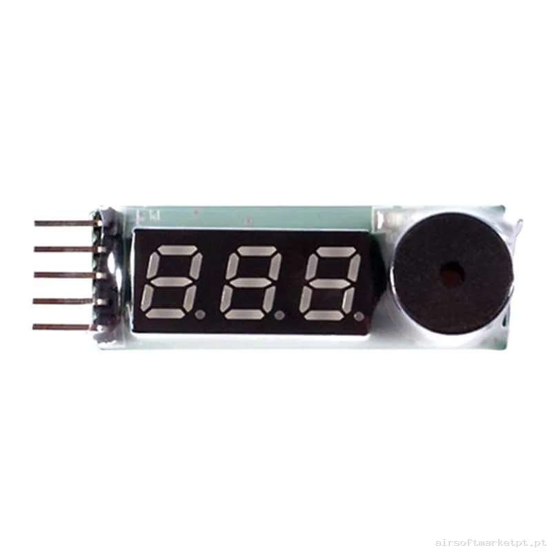 Verificador de Baterias Lipo Ipower Segurança Alarm com Display — Carregadores / Magazines — Airsoft Market PT