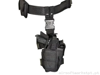 Coldre perna Swiss Arms Preto — Acessórios & Componentes — Airsoft Market PT