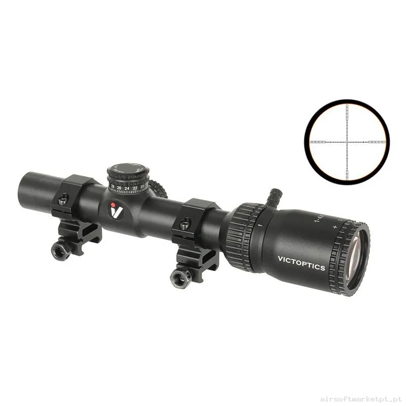 Visor Zod 1-4X20 Victoptics — Miras & Ópticas — Airsoft Market PT (foto 3)