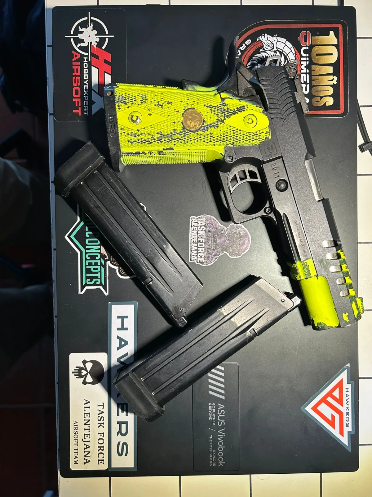 Réplica Pistola WE Hi-Capa 5.1 K Full Metal c/ 2 Mags — Pistolas — Airsoft Market PT (foto 2)