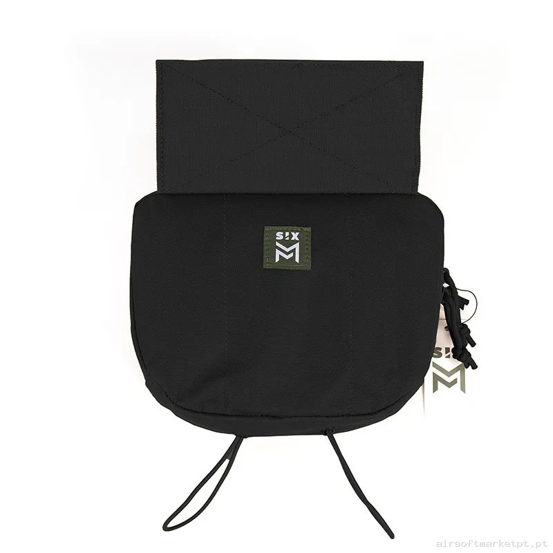 Pouch DDU Abdominal Velcro Sixmm Negro — Coletes & Rigs — Airsoft Market PT (foto 2)