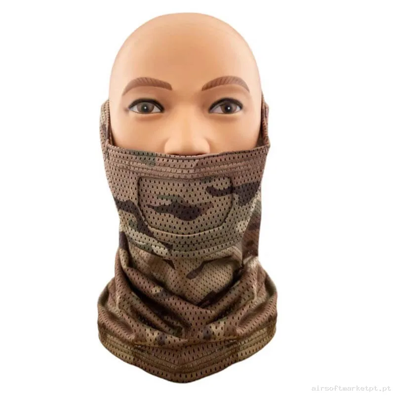 Máscara Proteção Balaclava Cygnus Armory Face Warrior Gen.2 Estilo multicam — Proteção Ocular & Facial — Airsoft Market PT
