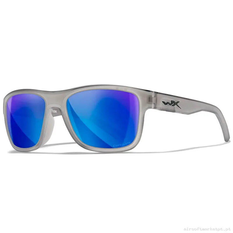 Óculos Wiley X Ovation Captivate azul Polarizado Grises — Proteção Ocular & Facial — Airsoft Market PT