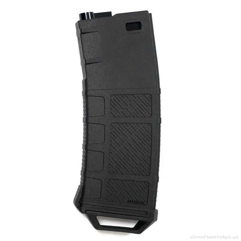 Magazine Réplica Midcap M4 Amarok Fast Feed A1 Polímero 250 Bbs negro — Carregadores / Magazines — Airsoft Market PT