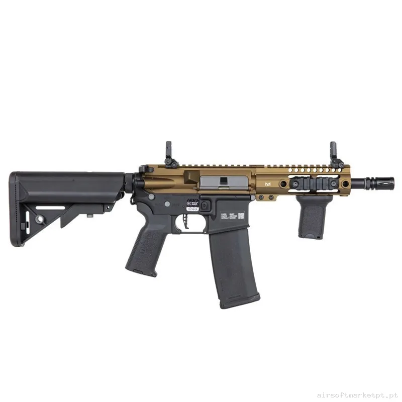 RÉPLICA AEG SA-P21 PRIME ASTER II MOTOR BRUSHLESS SPECNA ARMS NEGRA/BRONCE — Rifles de Assalto (AR/M4/AK) — Airsoft Market PT (foto 2)