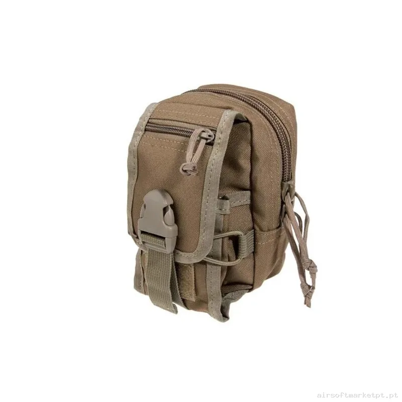 Pouch Con Cremallera Molle Tan - Delta Tactics — Coletes & Rigs — Airsoft Market PT