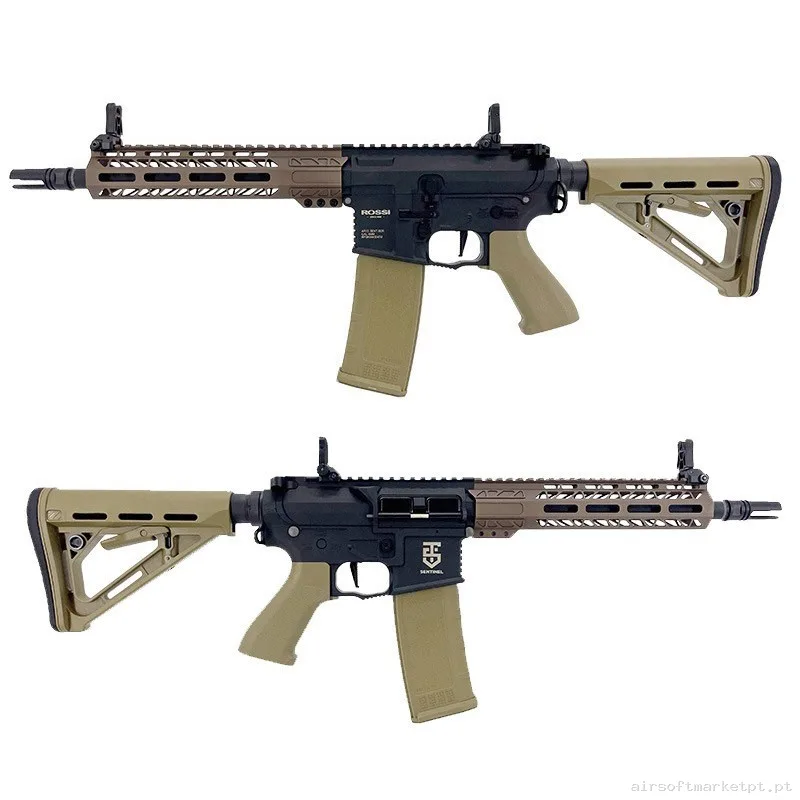 ROSSI M4 SENTINEL DELTA CON GATILLO ELECTRÓNICO NEGRA/TAN — Rifles de Assalto (AR/M4/AK) — Airsoft Market PT