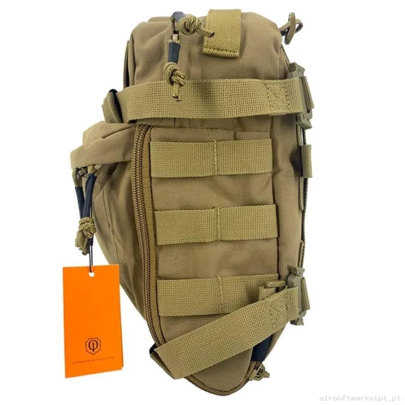MOCHILA TÁCTICA MOLLE CONQUER BACKPACK COYOTE — Sacos & Mochilas — Airsoft Market PT (foto 3)