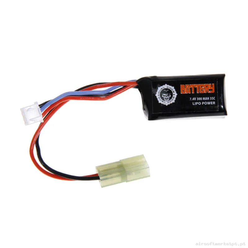 Bateria Lipo Stick Mini Duel Code 300mah 7.4v 35c — Baterias & Carregadores — Airsoft Market PT