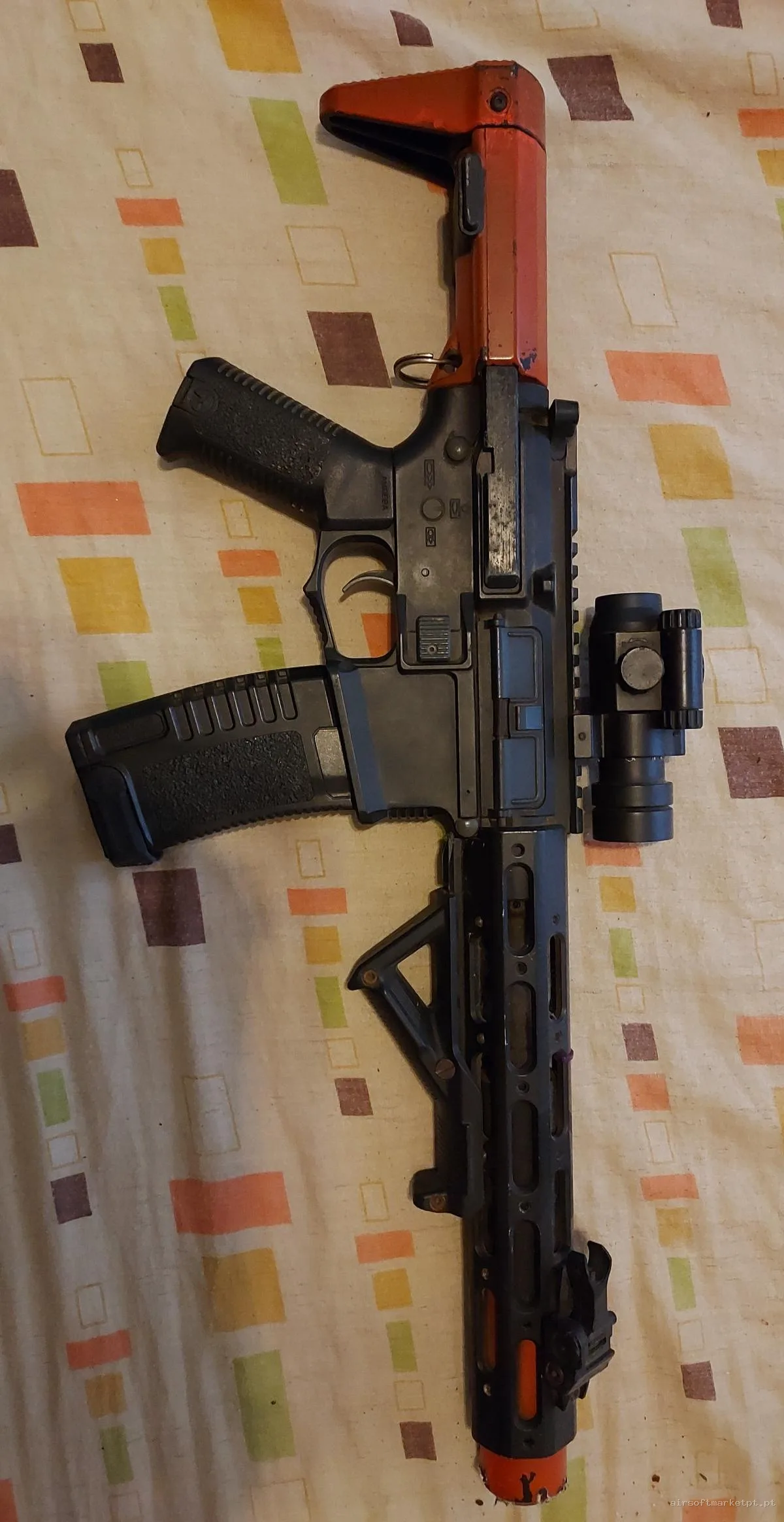 Ares AM-013 preta, mais varios materiais — Rifles de Assalto (AR/M4/AK) — Airsoft Market PT (foto 3)