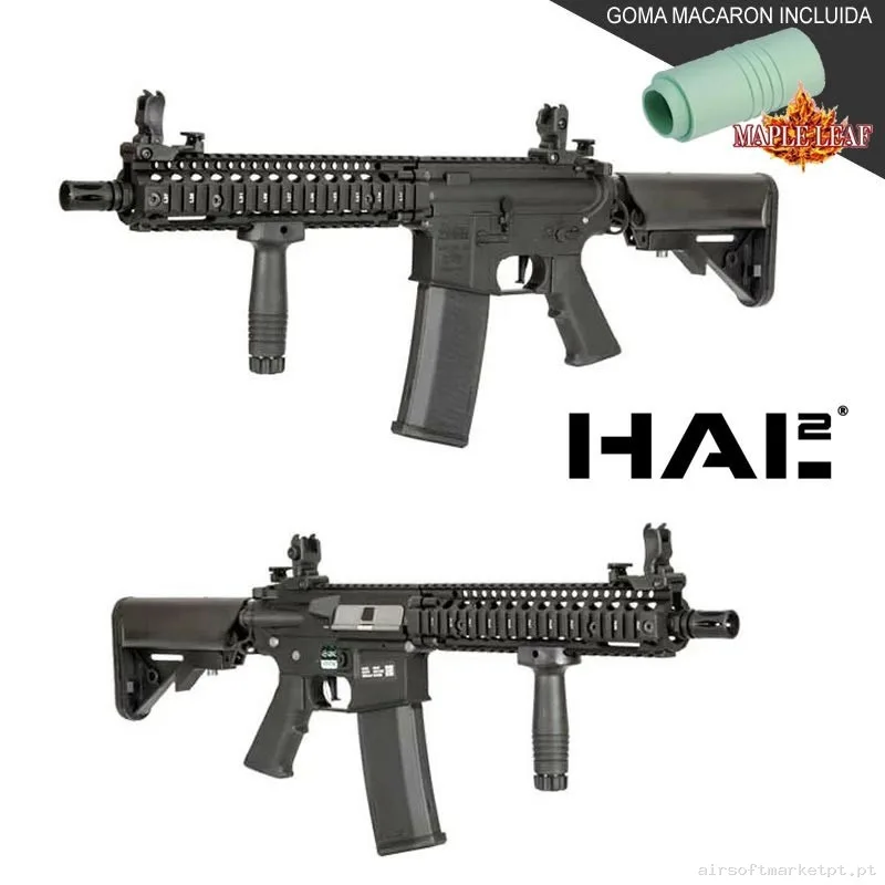 Fusil Specna Arms MK18 HAL2 Bluetooth Daniel Defense SA-E19 edge Negra - Upgradeada — Rifles de Assalto (AR/M4/AK) — Airsoft Market PT
