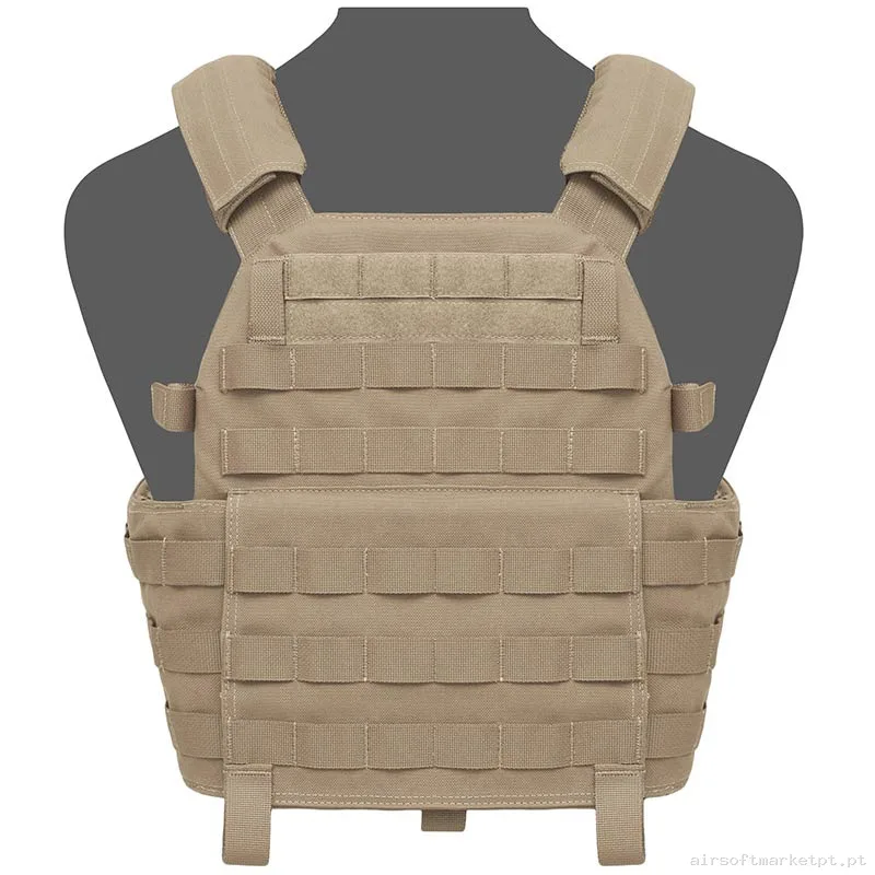 Chaleco Dcs Porta Placas Warrior Assault coyote tan — Coletes & Rigs — Airsoft Market PT