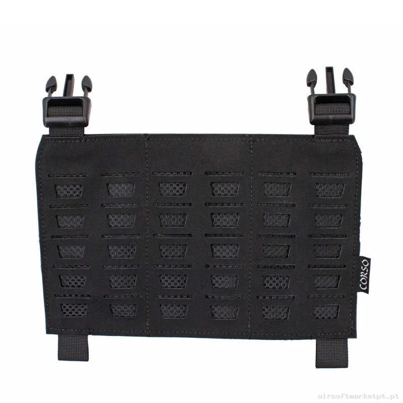Front Panel Corso Dagger Buckle negro — Coletes & Rigs — Airsoft Market PT
