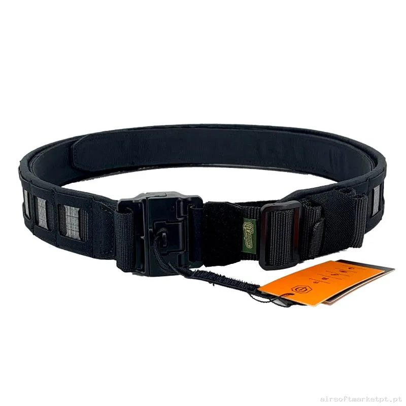 Cinturão tático Conquer Tegris Mqr Belt negro — Gear Táctico — Airsoft Market PT