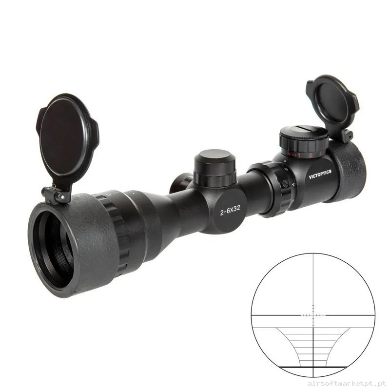 Visor Victoptics 2-6X32 Sfp — Miras & Ópticas — Airsoft Market PT