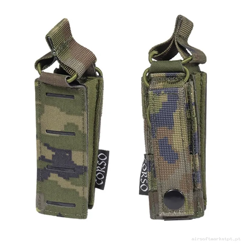 Pouch Corso Cargador Pistola Dagger Mk1 Laser Pixelado Boscoso — Coletes & Rigs — Airsoft Market PT
