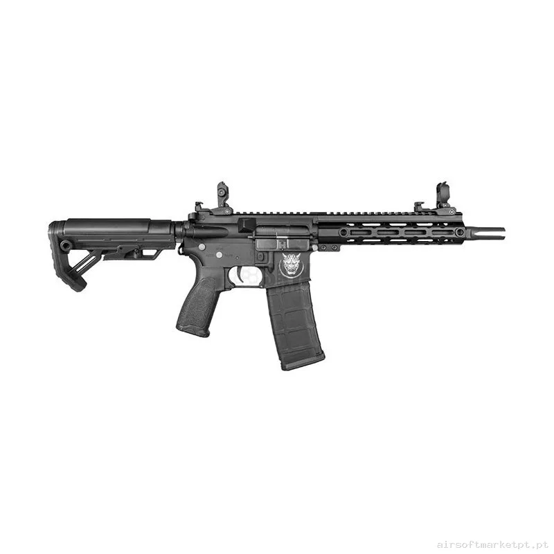 REPLICA SHINOBI NEGRA SAIGO DEFENSE+NUB+GOMA MAPLE LEAF — Rifles de Assalto (AR/M4/AK) — Airsoft Market PT