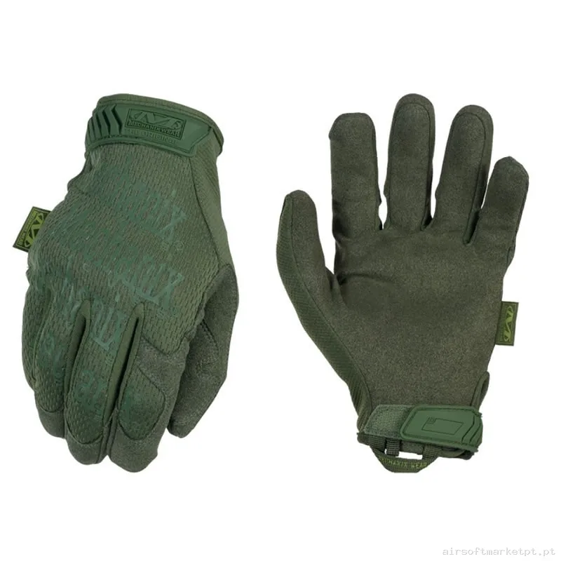 Guantes Mechanix Original - Olive Drab OD - S — Gear Táctico — Airsoft Market PT